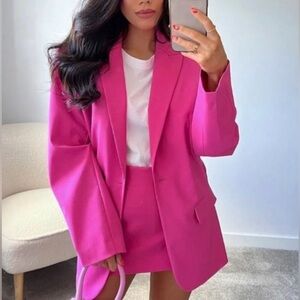 Zara Pink Blazer 🌷